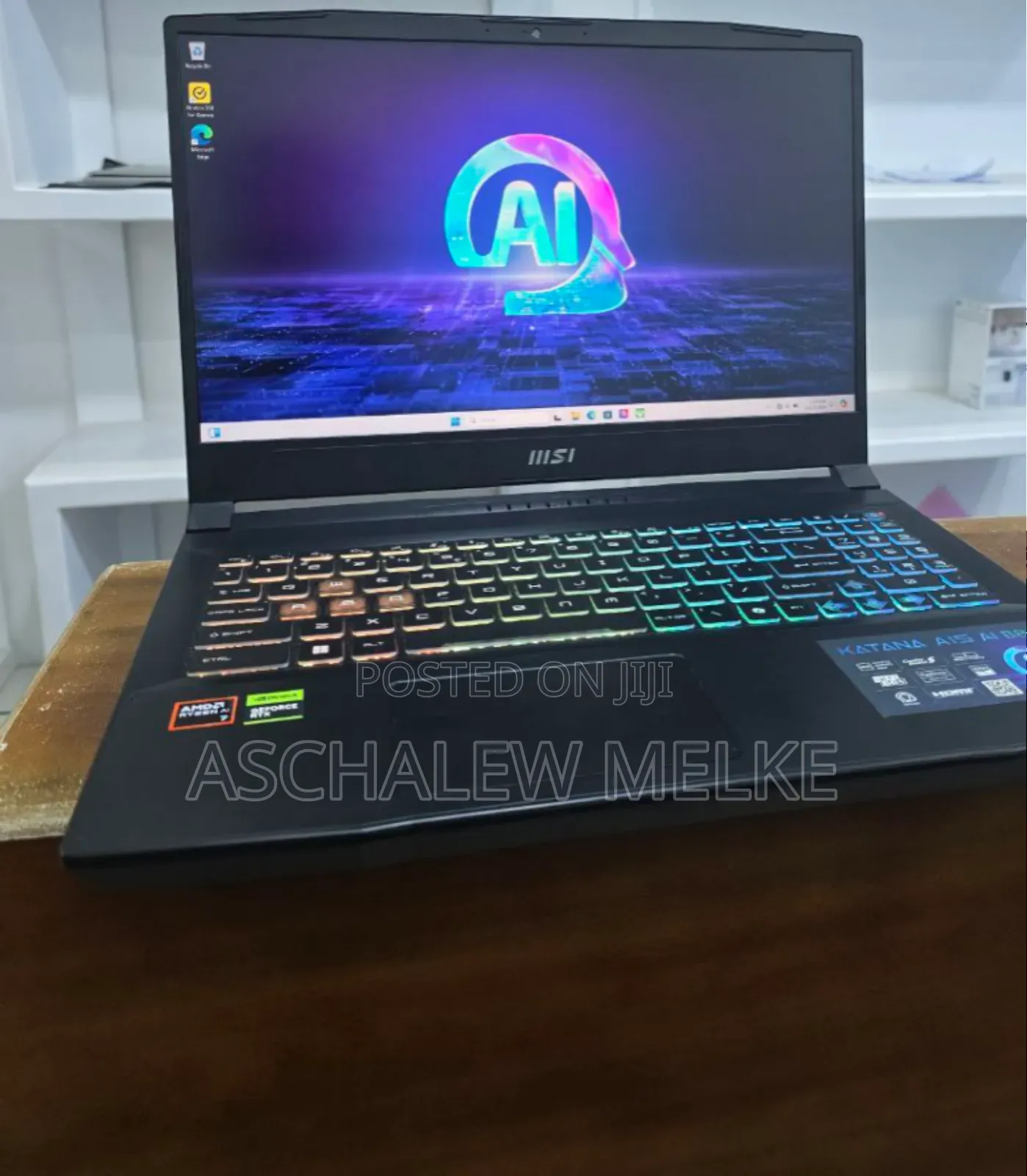 New Laptop MSI Katana 15 16GB AMD Ryzen 7 SSD 1T