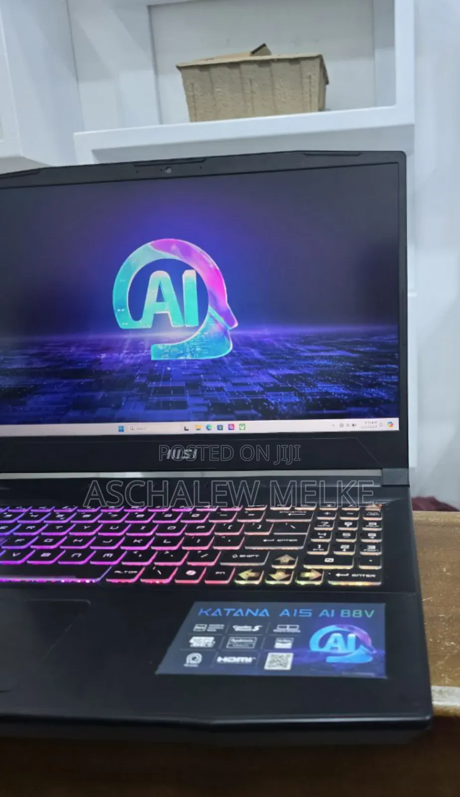 New Laptop MSI Katana 15 16GB AMD Ryzen 7 SSD 1T