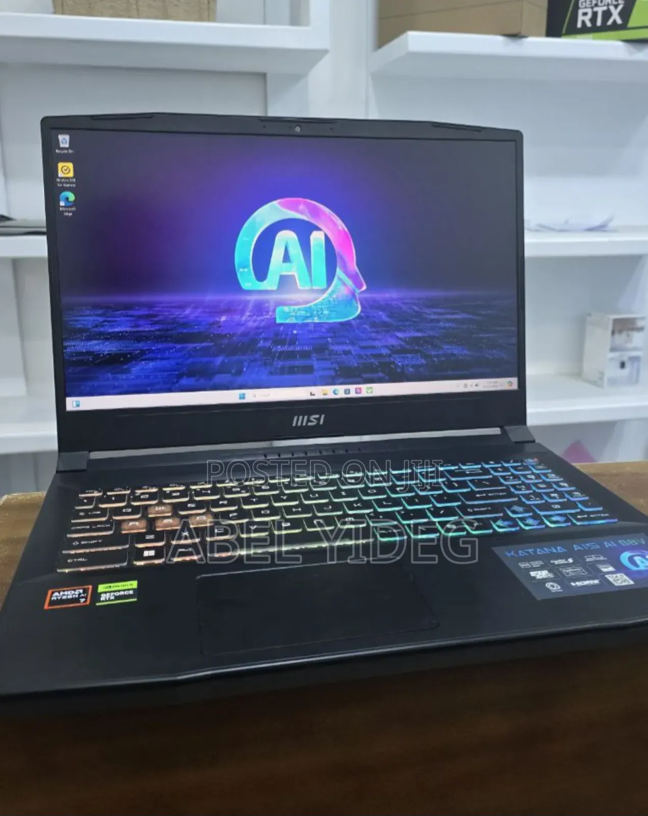 New Laptop MSI Katana 15 16GB AMD Ryzen 7 SSD 1T