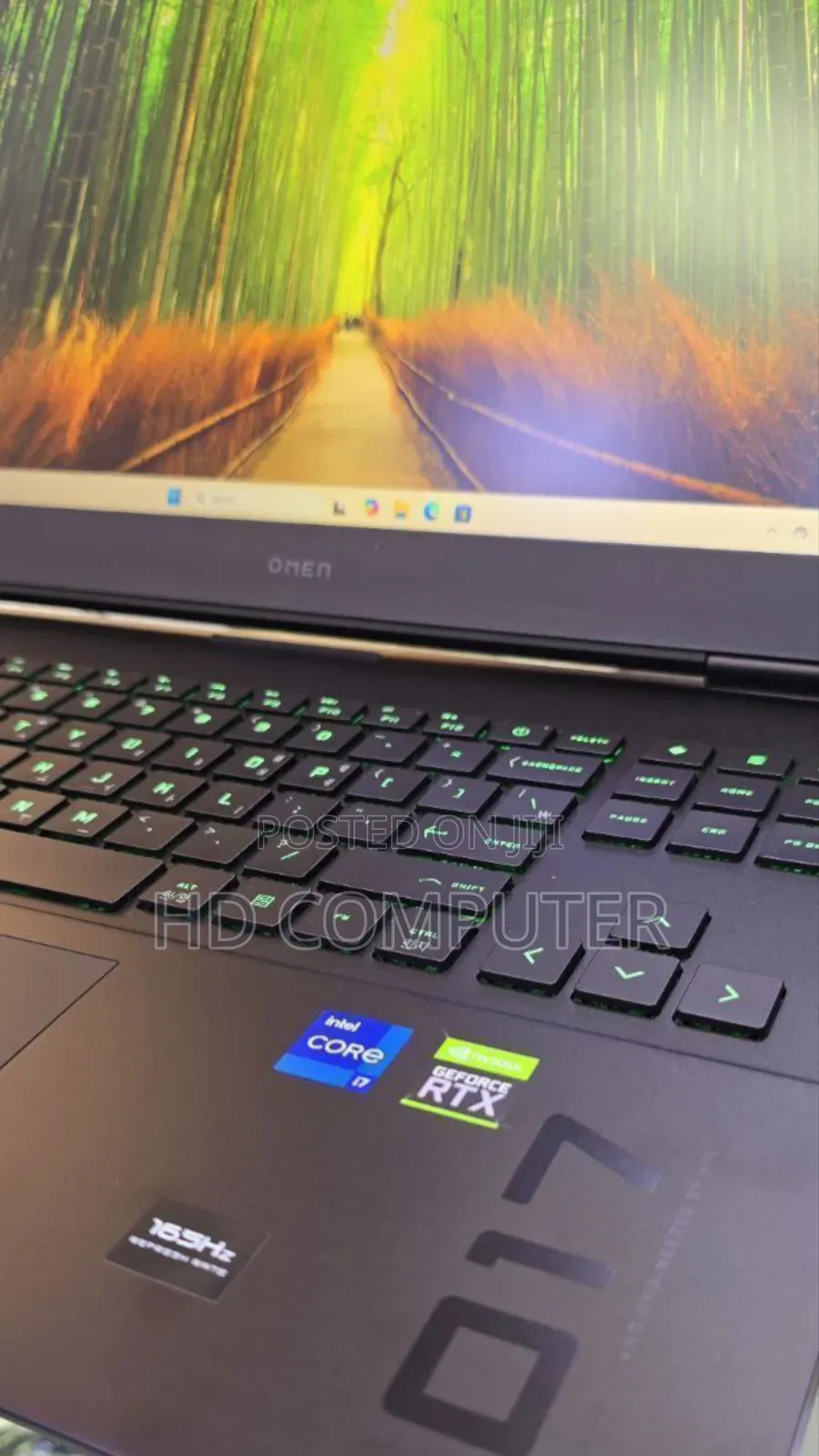 New Laptop HP Omen 17 16GB Intel Core I7 SSD 1T