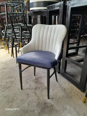 Photo - Leather and Metal Legs Dining Chairs ★RESTAURANT ★HOTEL