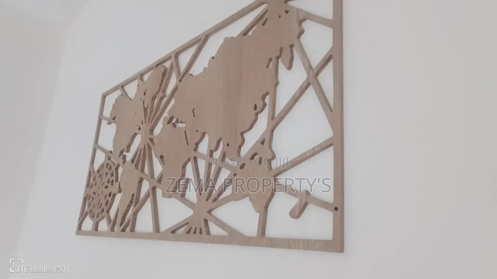 Woody World Map Perfectly Designed for Office