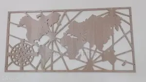 Woody World Map Perfectly Designed for Office