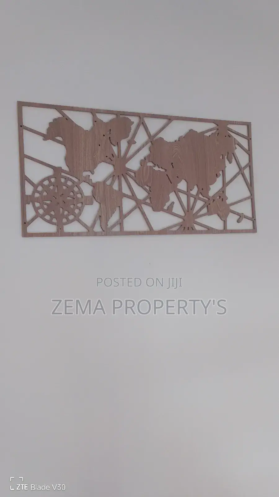 Woody World Map Perfectly Designed for Office