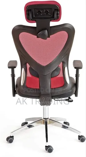Manager Chair (ቀይ በጥቁር)