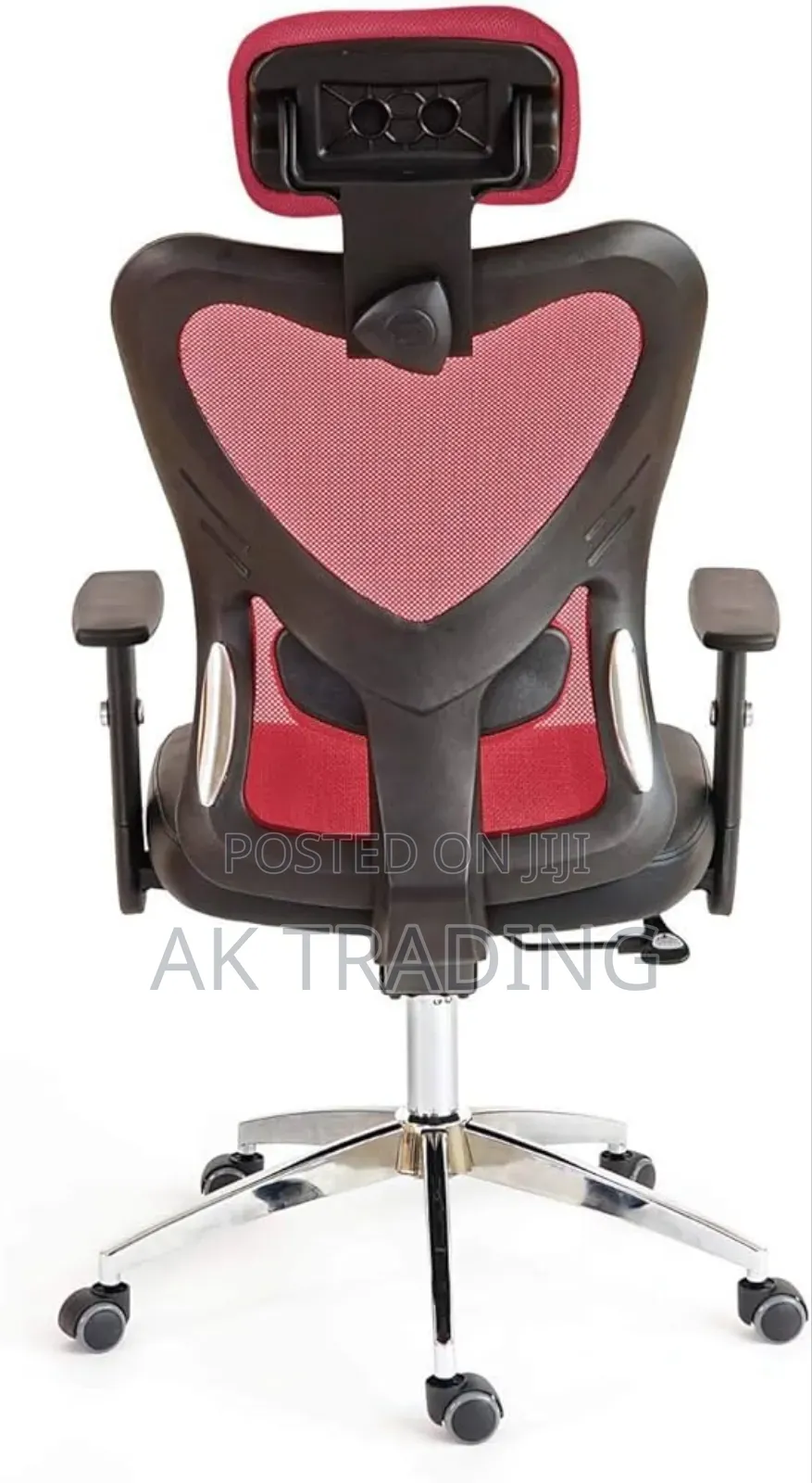 Manager Chair (ቀይ በጥቁር)