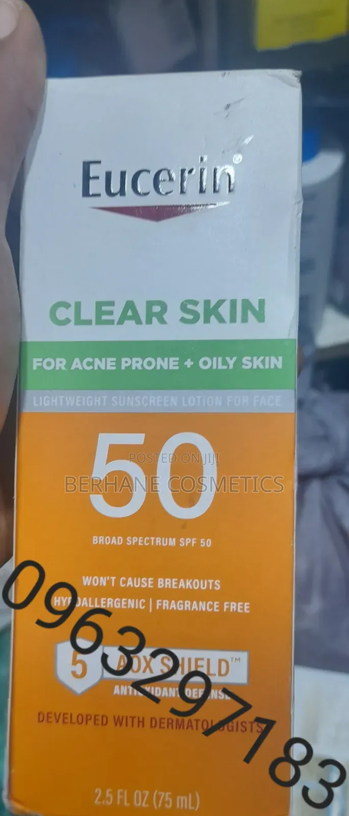 Eucerin Sunscreen for Clear , Acne Prone and Oily Skin