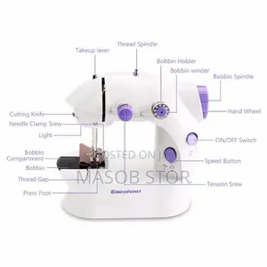 Portable Mini Electric Sewing Machine/ የልብስ ስፌት ማሽን