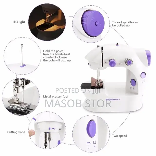 Portable Mini Electric Sewing Machine/ የልብስ ስፌት ማሽን