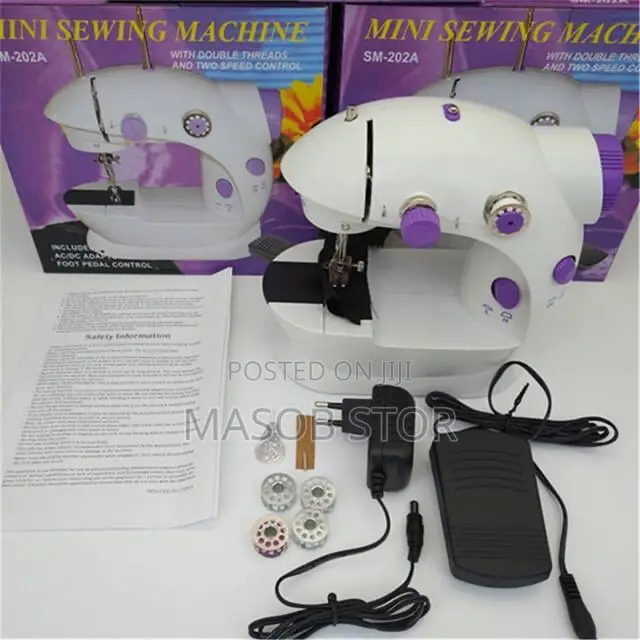 Portable Mini Electric Sewing Machine/ የልብስ ስፌት ማሽን
