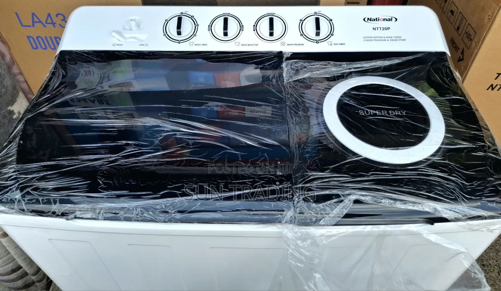 National 16kg 20kg Twin Tub Copper Motor Washing Machines