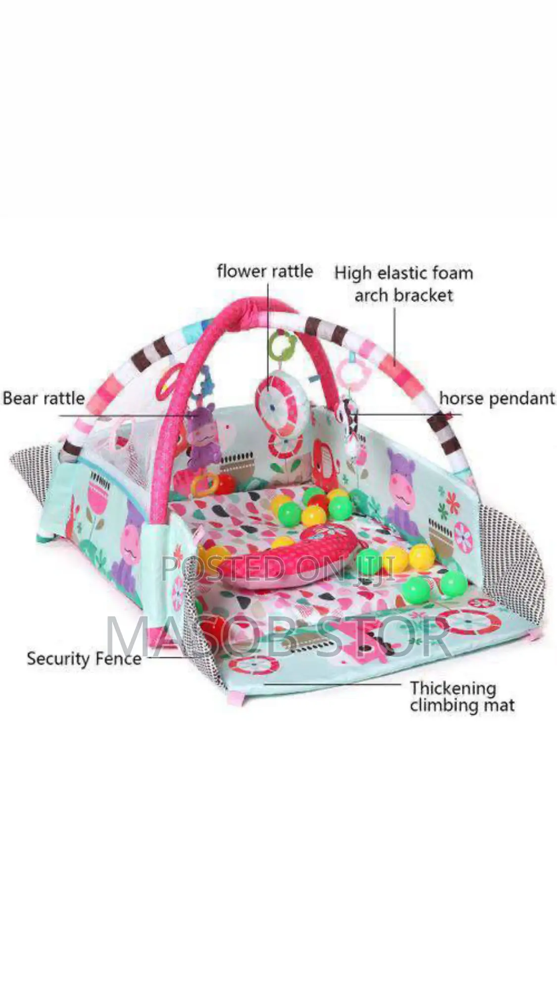 5 in 1 Baby Play Gym/የህፃናት መጫወቻ