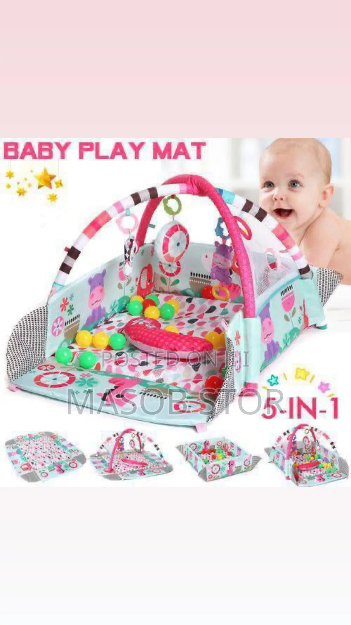 5 in 1 Baby Play Gym/የህፃናት መጫወቻ