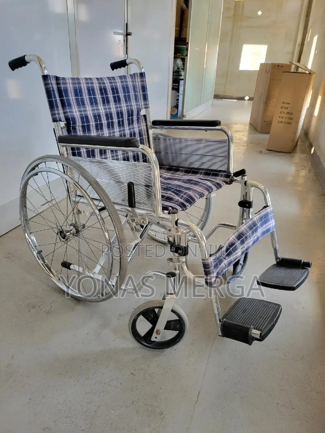 ዊልቼር_wheelchair,Electroplated Soft Foldable Portable Disable