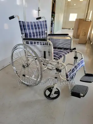 Photo - Home Portable Transport Wheelchair for Indoor Outdoor Use