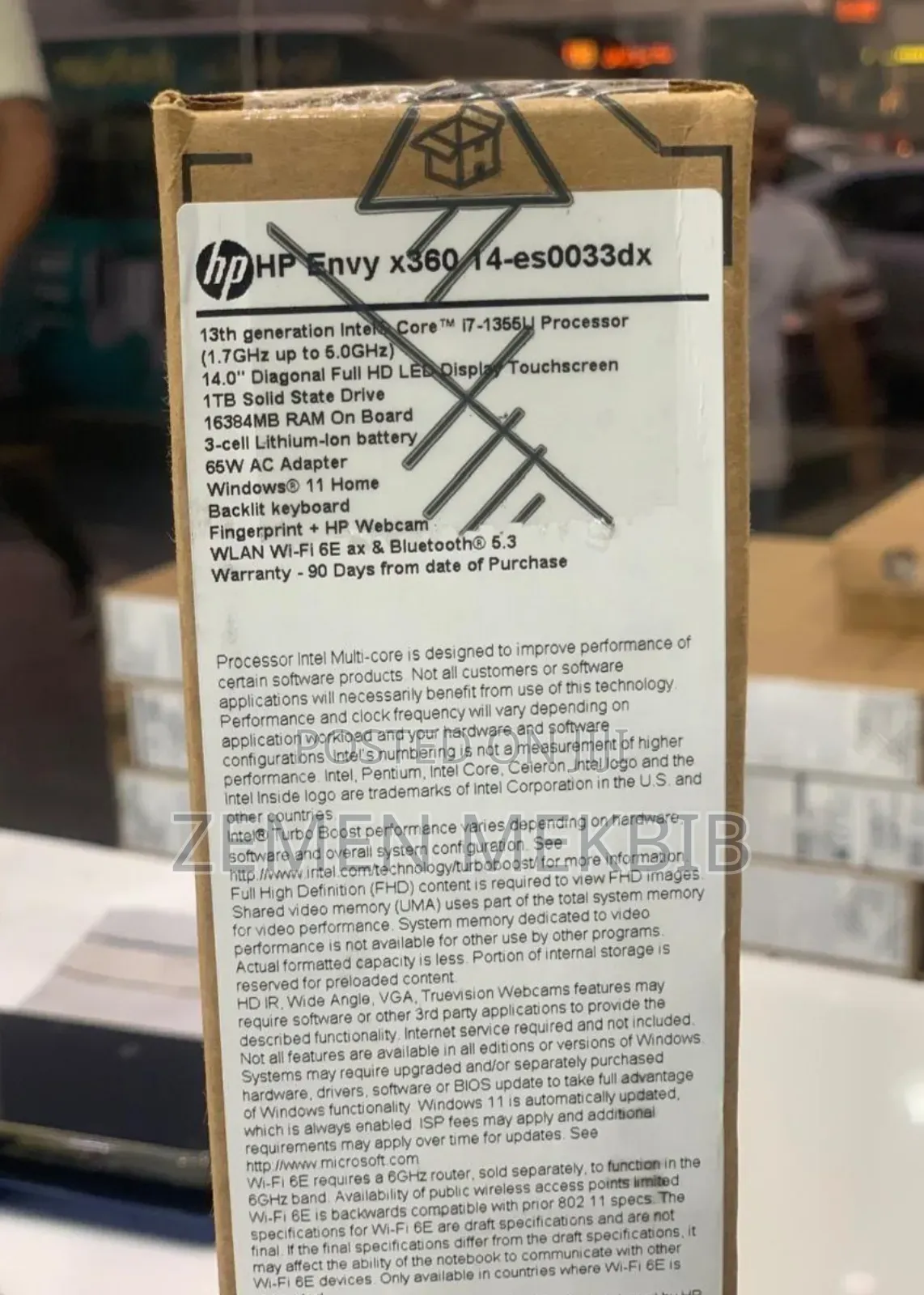 New Laptop HP Envy X360 16GB Intel Core I7 SSD 1T