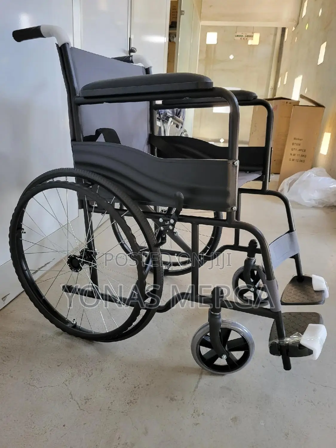 Foldable Wheelchair, 24"₳Large All Terrain Wheel₫"Whechair