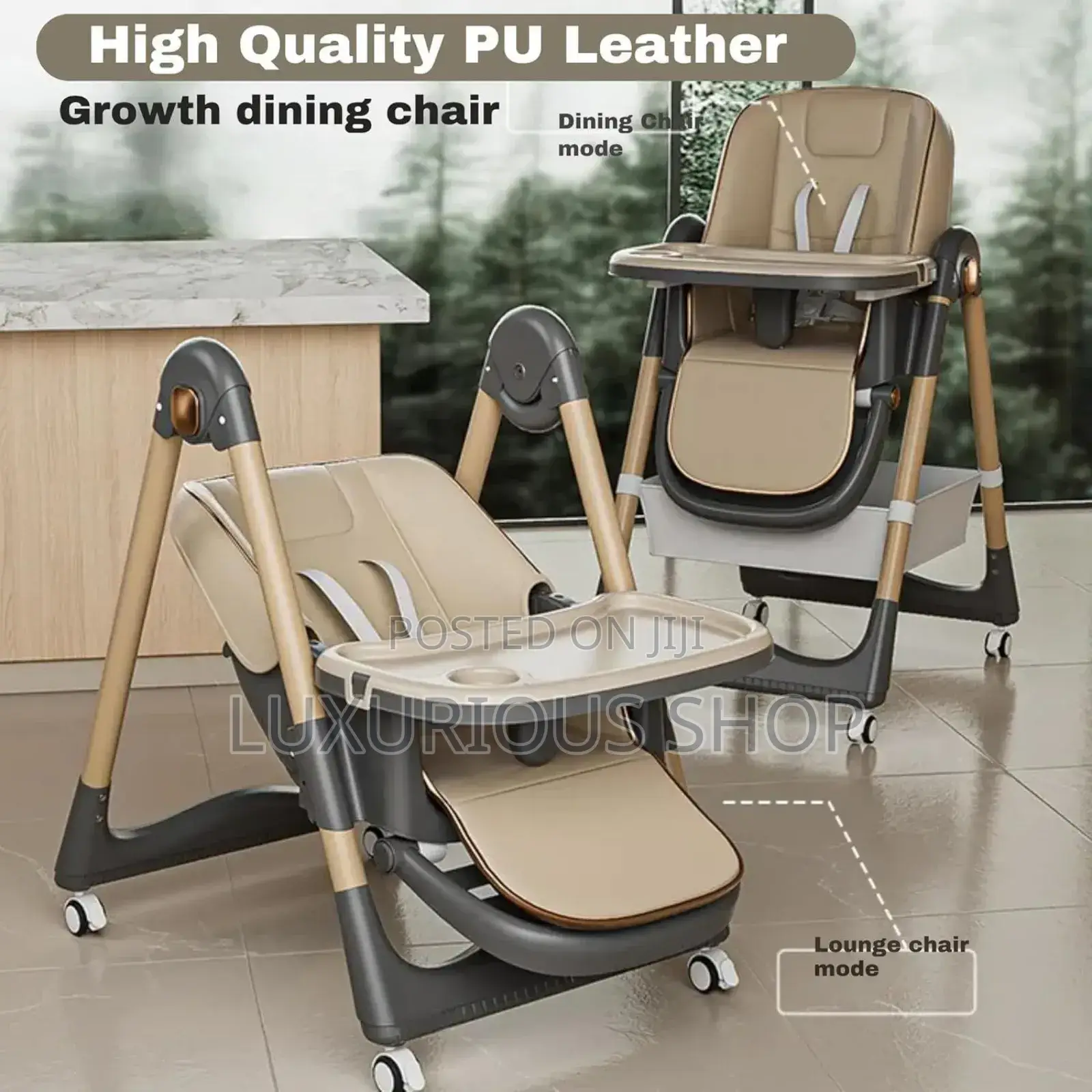 5-in-1 High Chair Multifunction