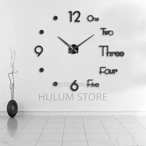 Frameless Modern Wall Clock