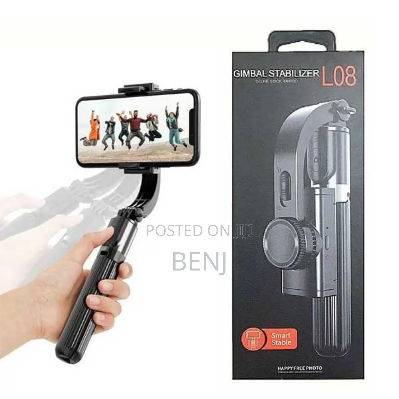 L08 Phone Gimbal | Stabilizer Selfie Stick Tripod 3 in 1
