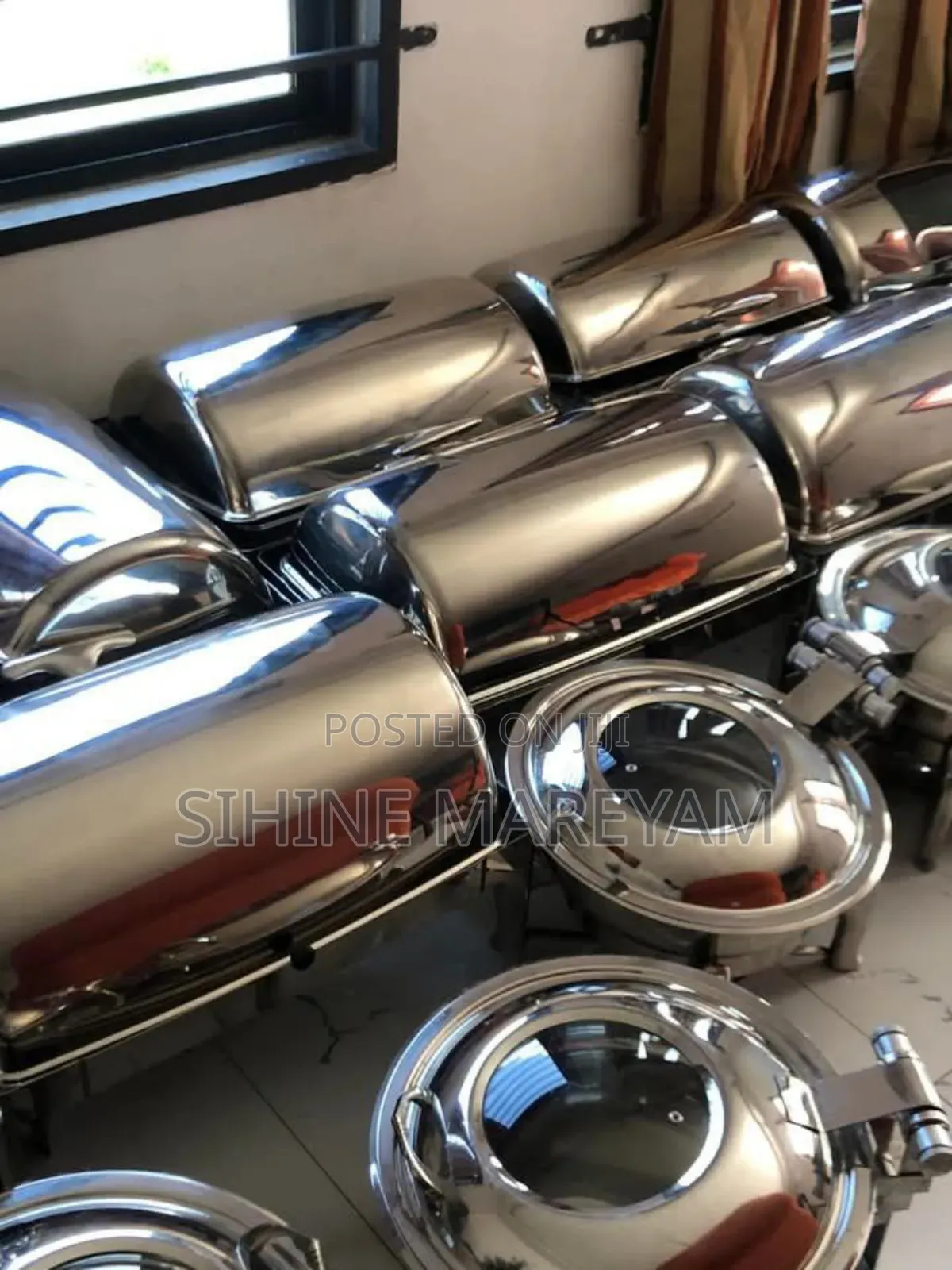 ማንኛውም ፕሮግራም ላይ ወጥና የተለያዩ ምግቦች ማቅረቢያ ሳኽን Chafing Dish,