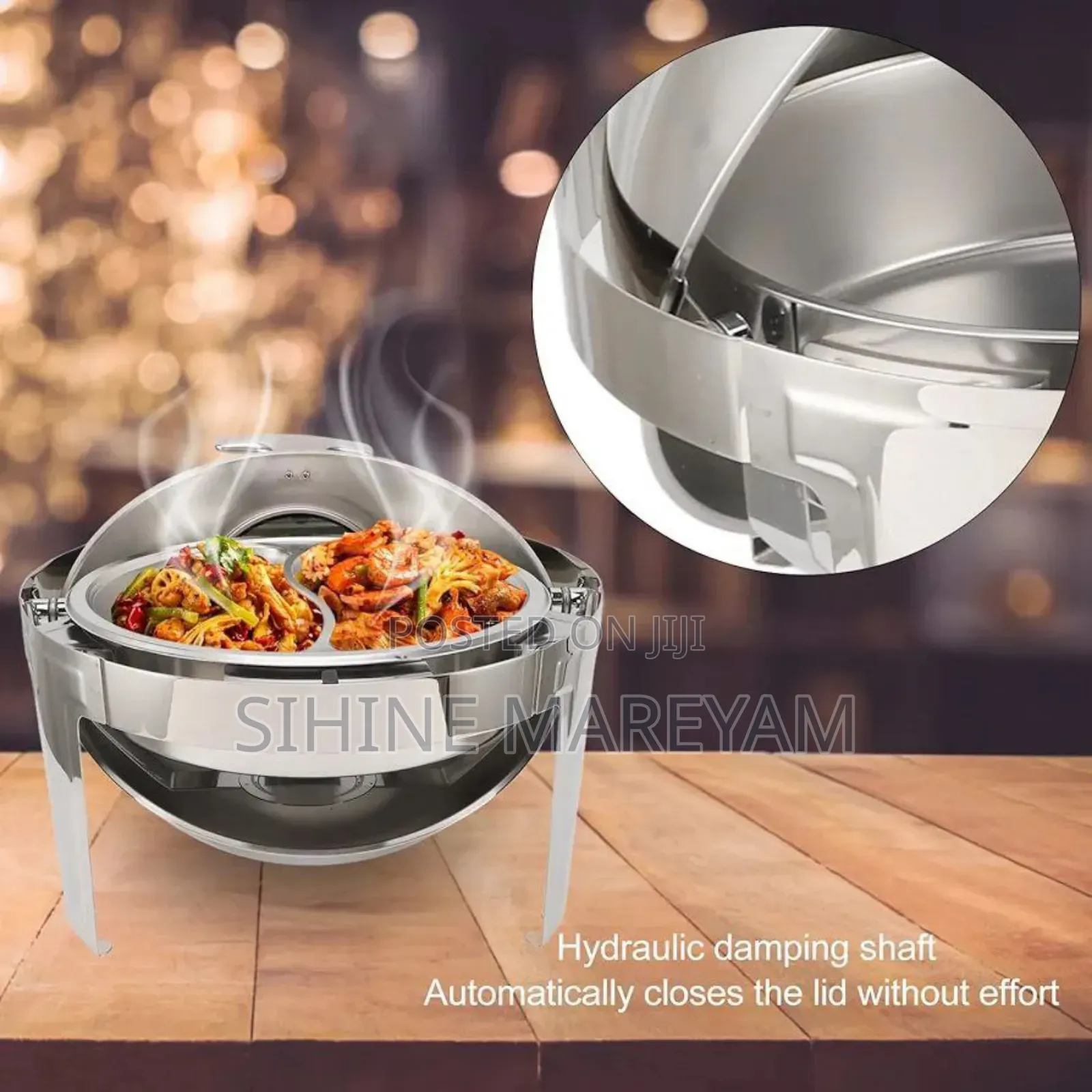 ማንኛውም ፕሮግራም ላይ ወጥና የተለያዩ ምግቦች ማቅረቢያ ሳኽን Chafing Dish,