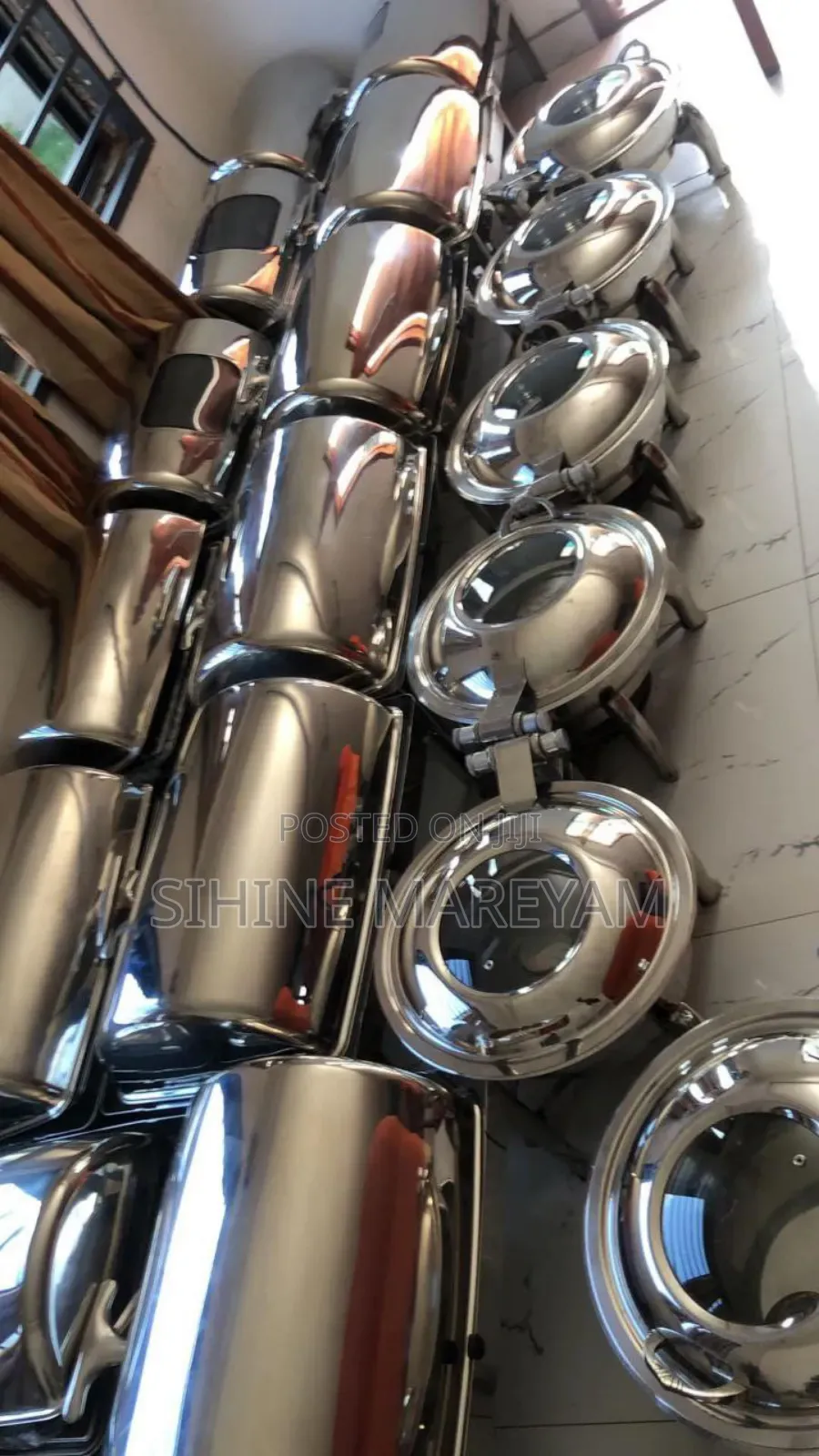 ማንኛውም ፕሮግራም ላይ ወጥና የተለያዩ ምግቦች ማቅረቢያ ሳኽን Chafing Dish,