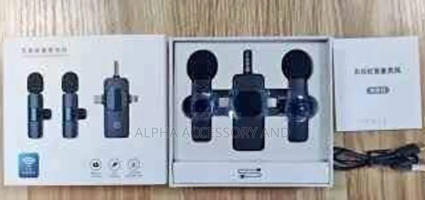 NEW 3 IN 1 DOUBLE MIC Wireless Microphone