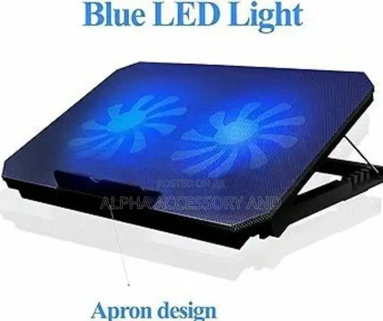 Double Fan Laptop Cooler Stand And