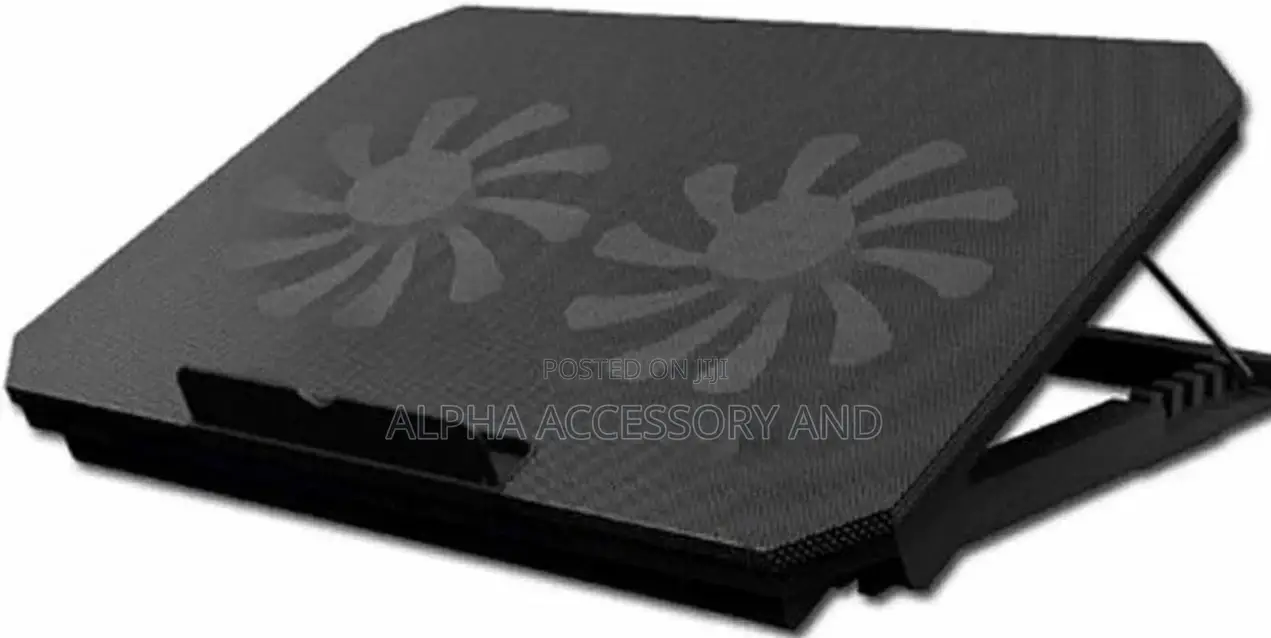 Double Fan Laptop Cooler Stand And