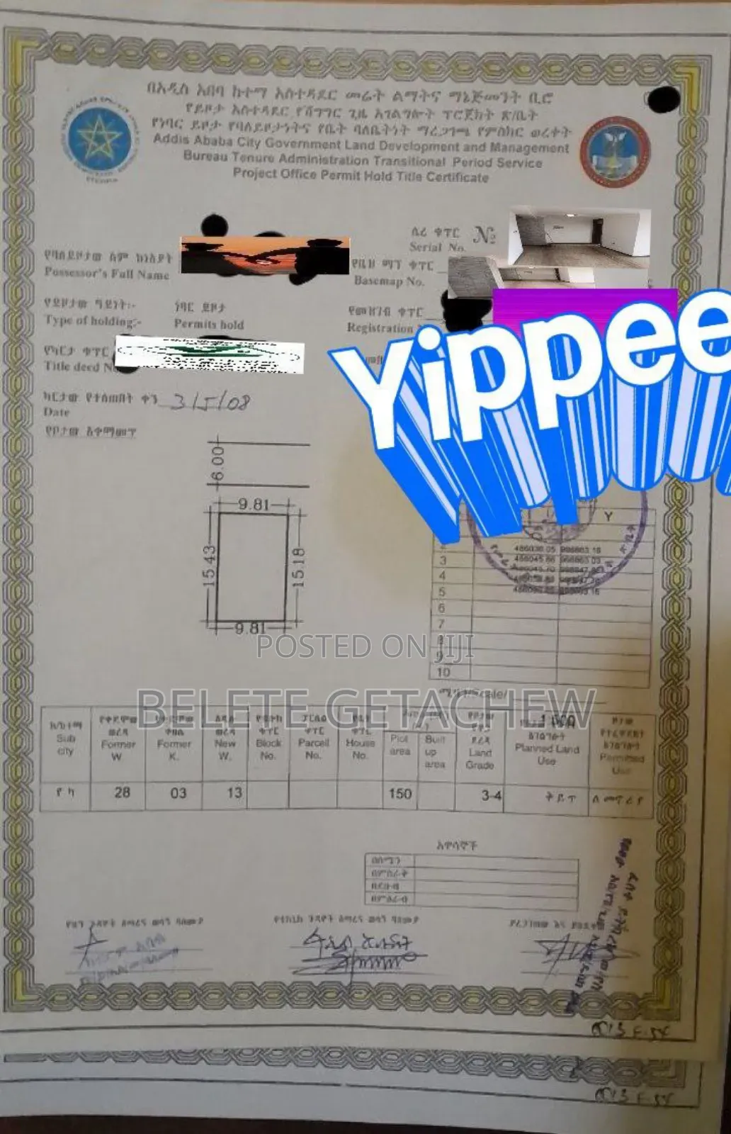 3bdrm House in Ayat, G+1 House For, Bole for sale