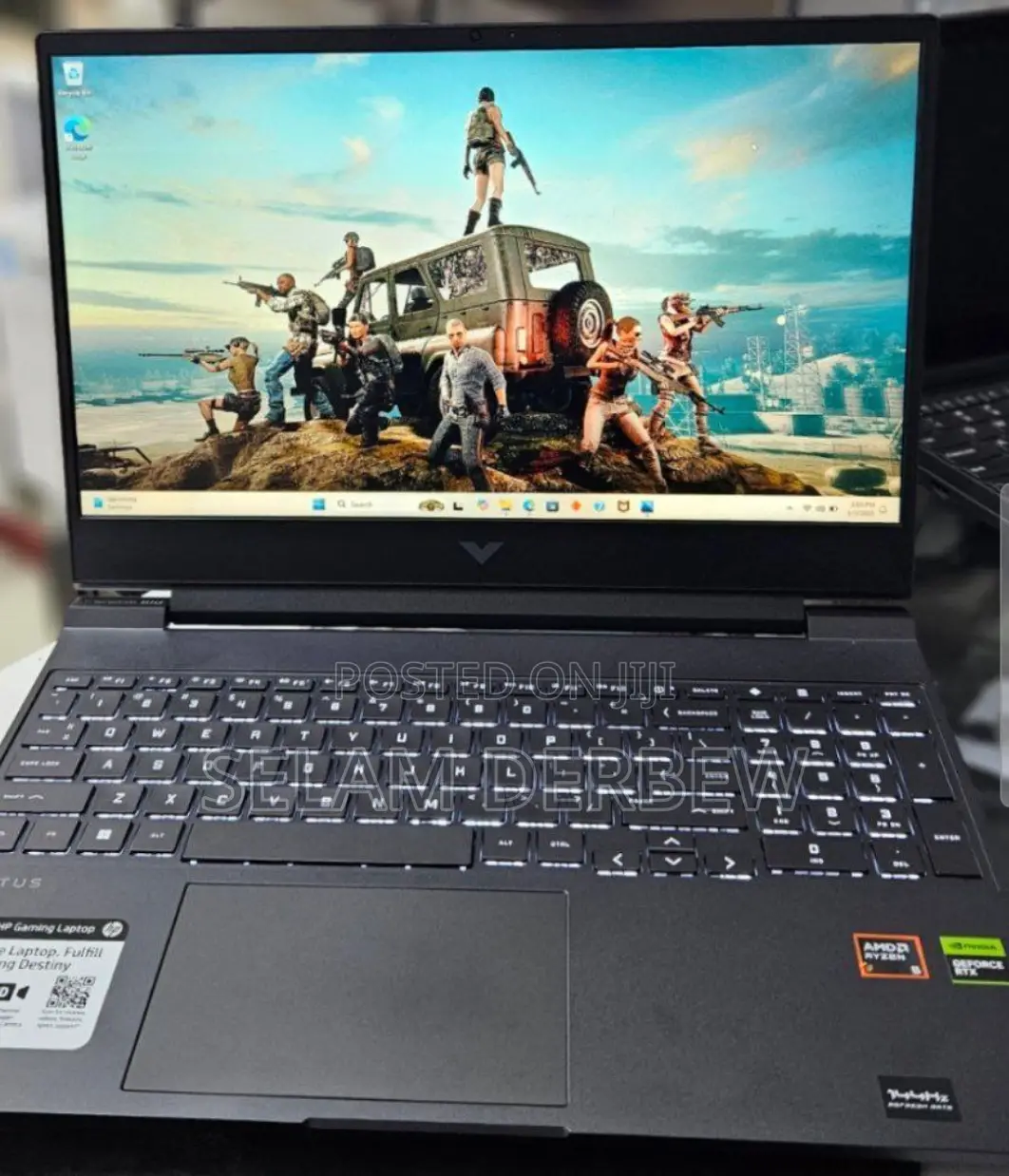 New Laptop HP Victus 15 16GB AMD Ryzen 5 SSD 512GB