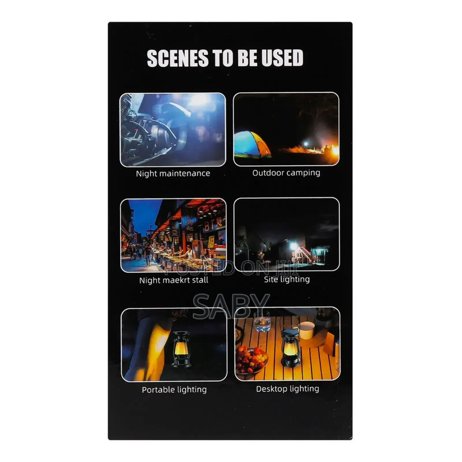 Portable Solar Camping Lamp