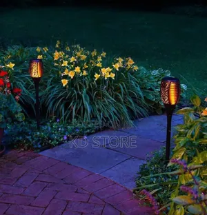 Solar Powered Flame LED Light