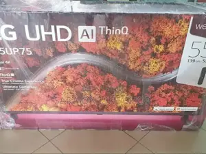 LG 55” Smart TV – UHD AI Thinq Model UP75 – 140,000 ETB