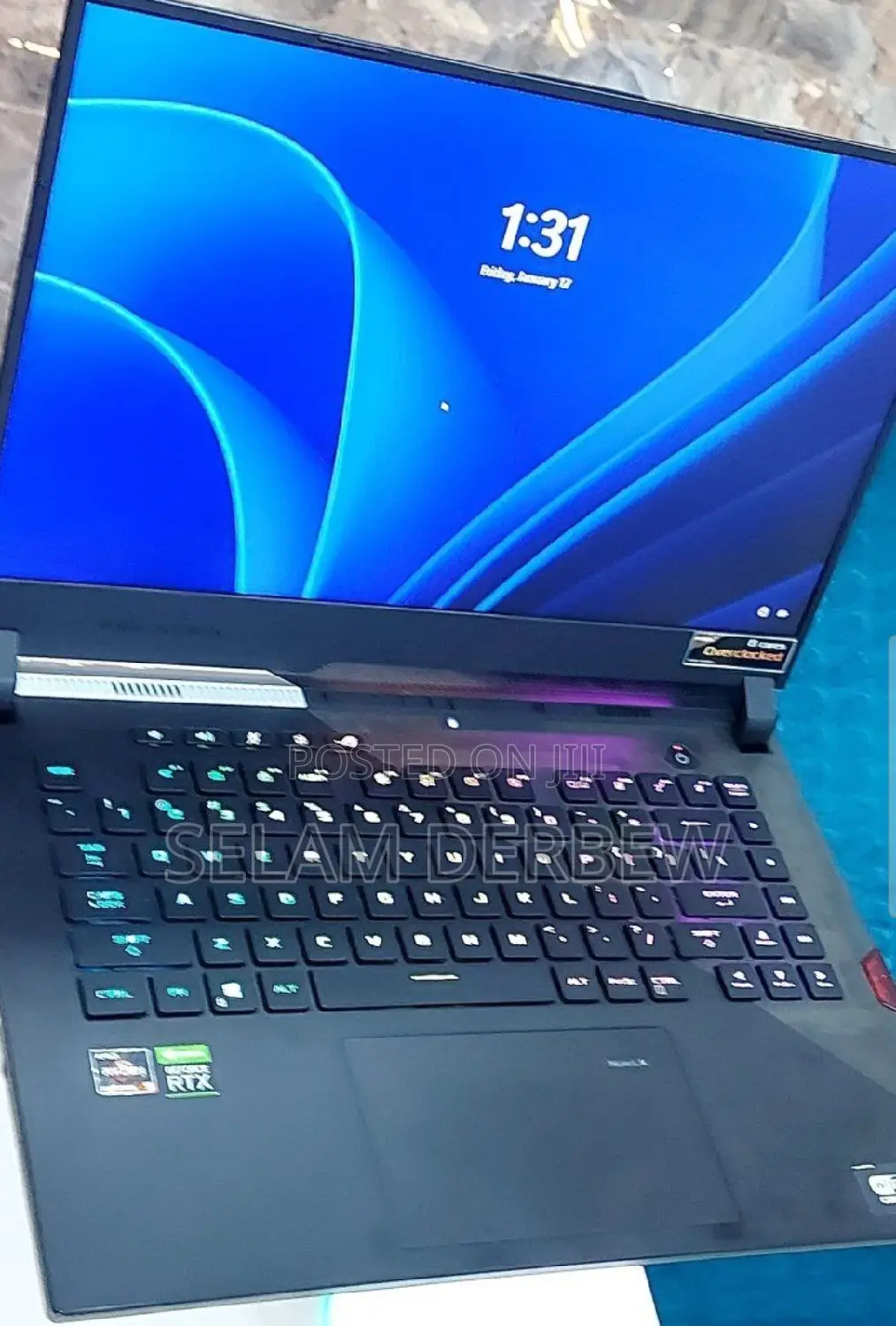 New Laptop Asus ROG Strix G15 16GB AMD Ryzen 9 SSD 1T