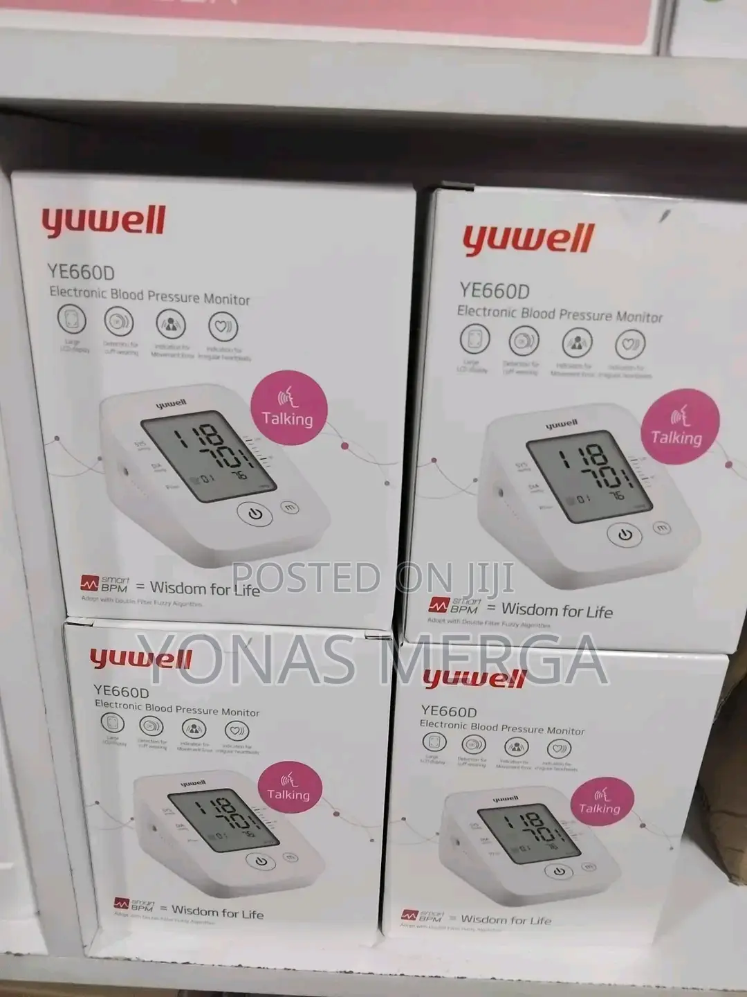 Yuwell Blood Pressure Monitor/Test፮¶Bp Monitoring፼የደም መለኪያ