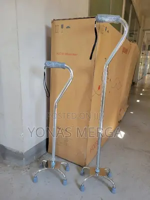 Photo - Four-Legged Cane፶田medical Walking Stick伊፱ከዘራ።∞Walking Cane