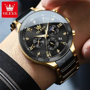 Photo - OLIVES Ceramic Chain Chronograph Active Watch