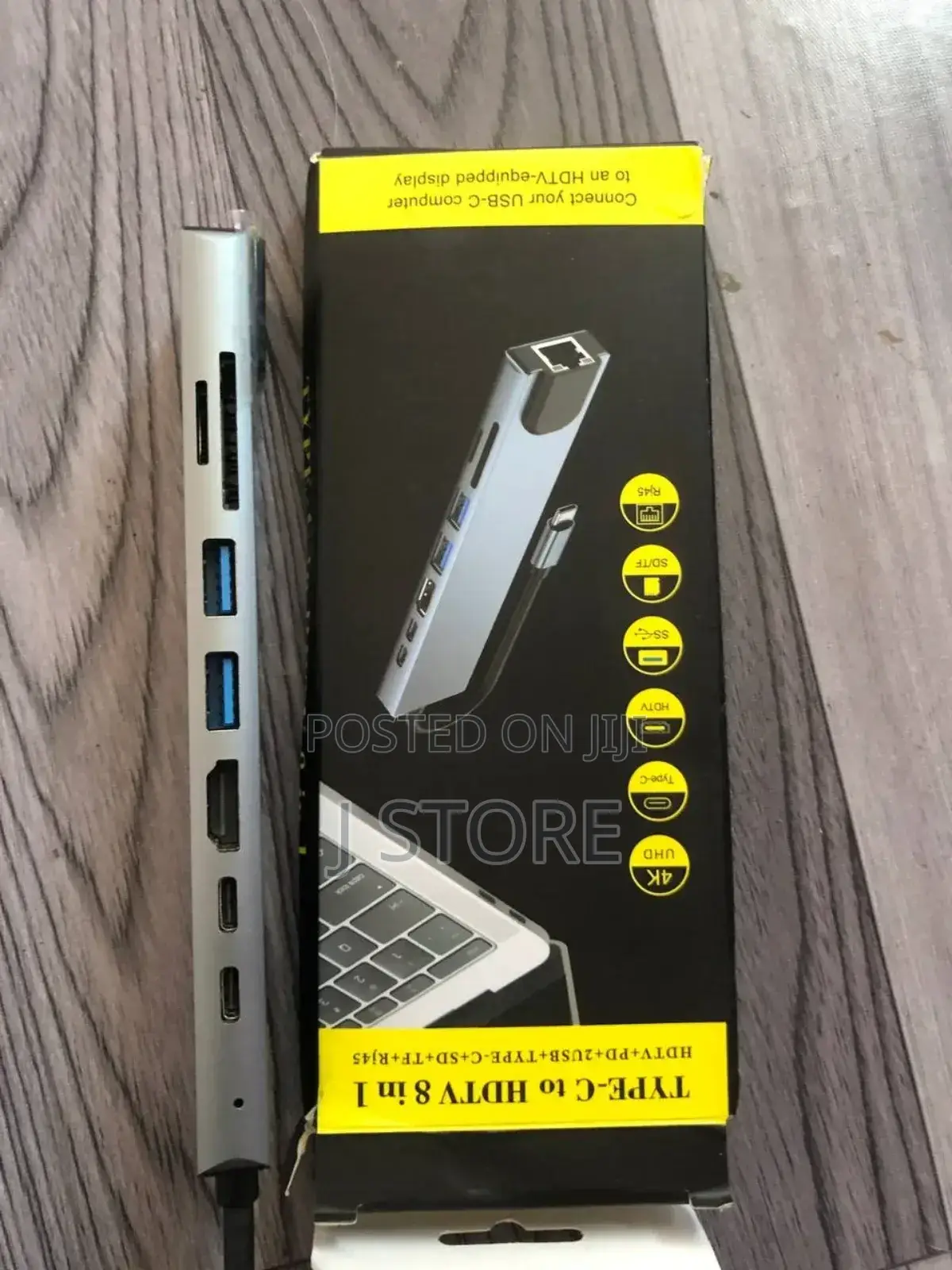 Type C 8 In 1 Adapter