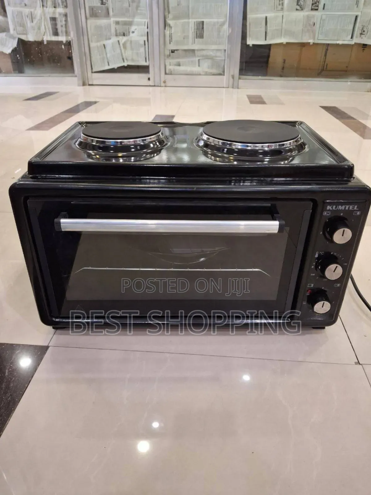 Kumtel Oven 50 Liter With 2 Hot Plate Double Stove 
Kumtel 50 Liter
