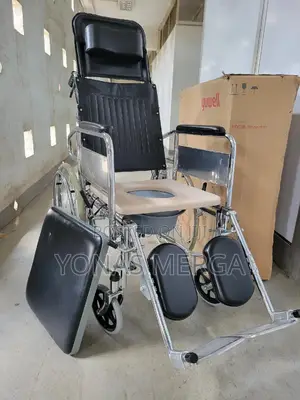 Reclining (Chrome Plated) Wheelchair፼₩Wheelchair#፭wheelchair