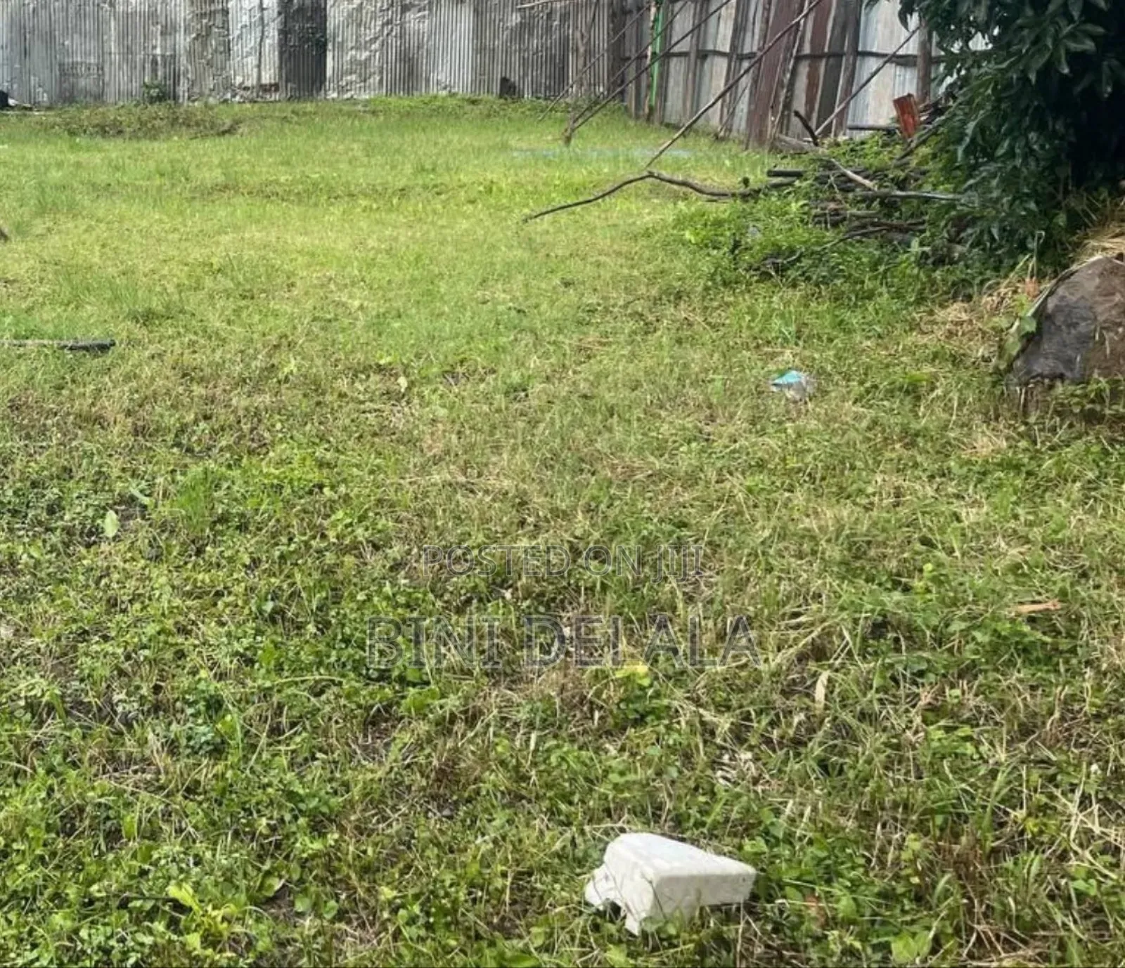 ለሽያጭ የቀረበ ቦታ