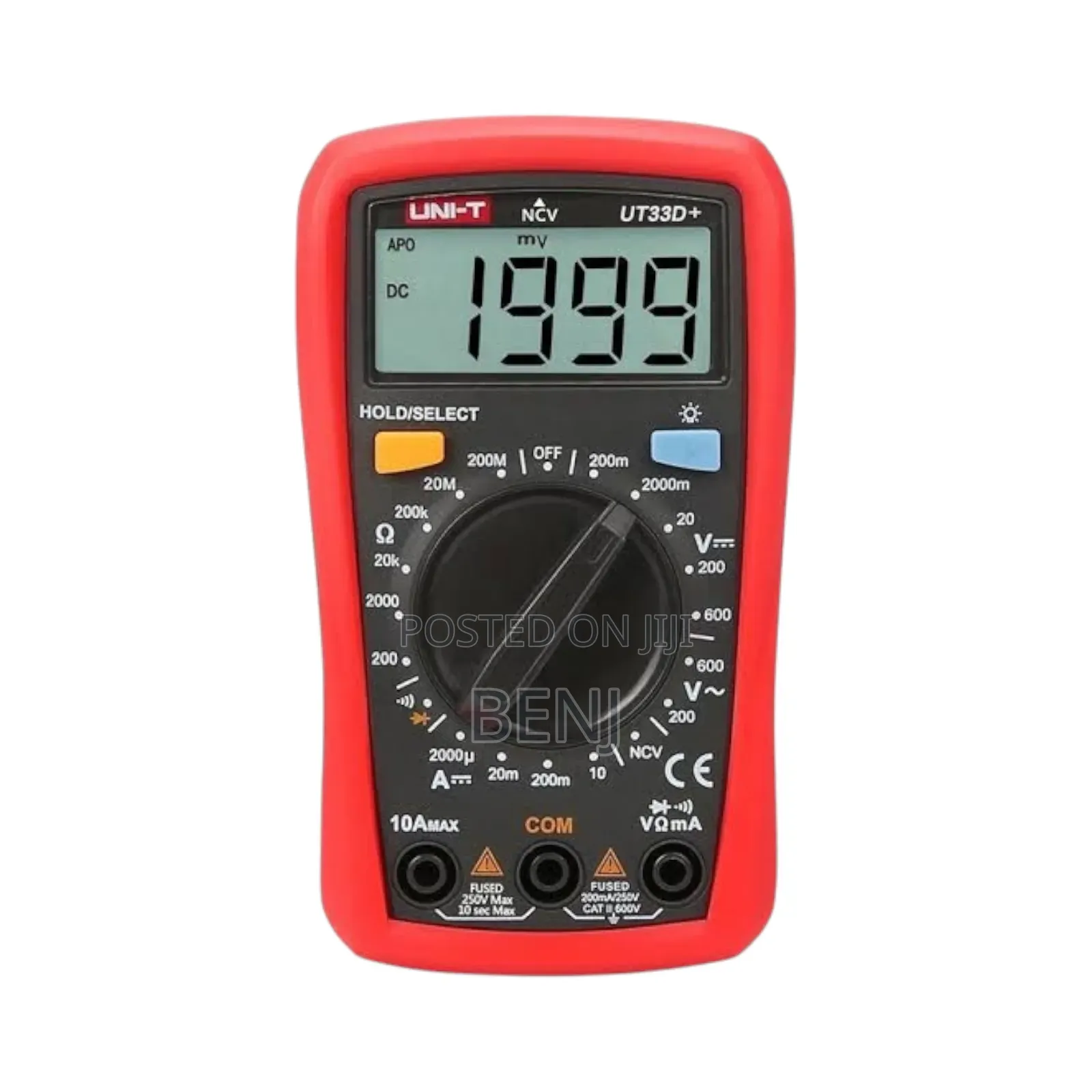 Uni-T Ut33d+ Digital Multimeter | True RMS | Electronics