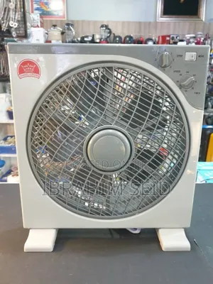 Photo - 12" Box Fan *3 Speed Control *Measurement 38*15*39 CM