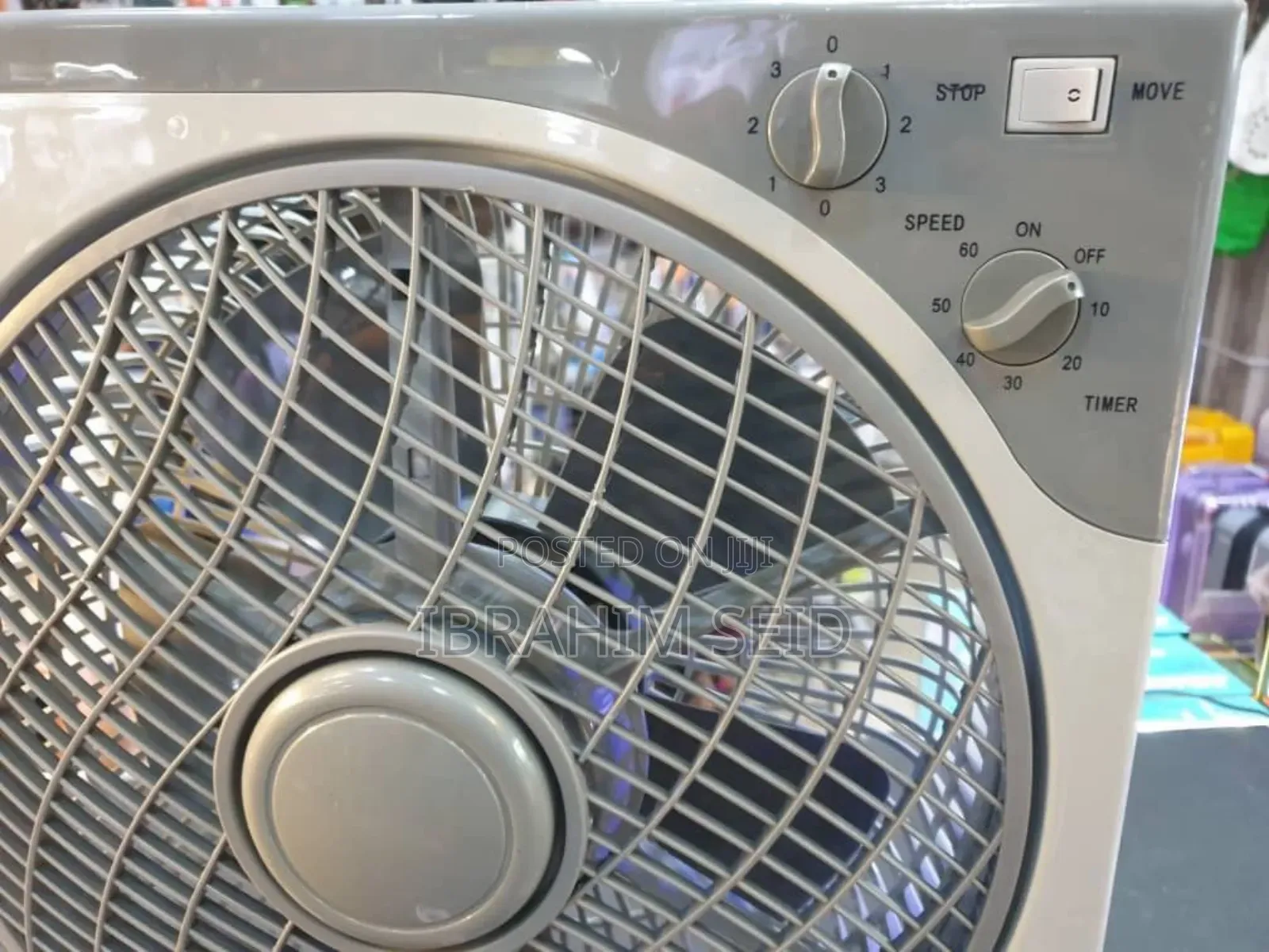 12" Box Fan *3 Speed Control *Measurement 38*15*39 CM