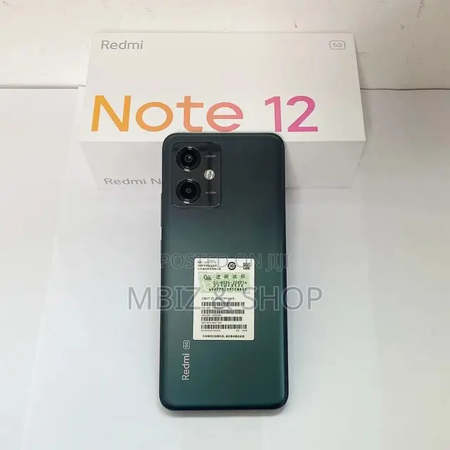 New Xiaomi Redmi Note 12 256 GB Black