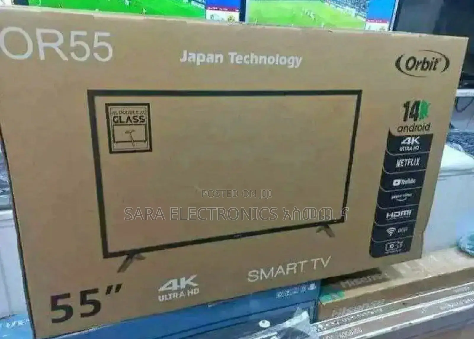 Orbit 55" Google Smart TV◈new 2026◈free Delivery ◈10_year Warranty