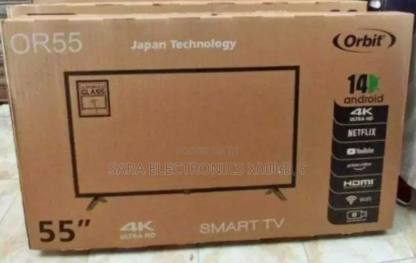Orbit 55" Google Smart TV◈new 2026◈free Delivery ◈10_year Warranty