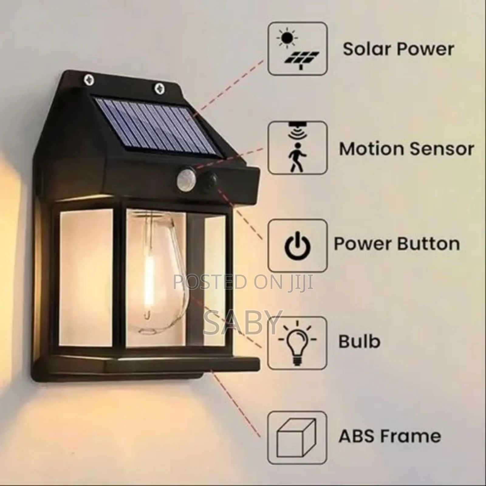 Solar Induction Wall Lamp( Garden Light)